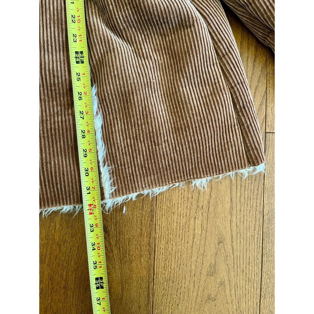 Vintage Y2K Faded Glory Corduroy Penny Lane Coat 1X Lg - Picture 7 of 10